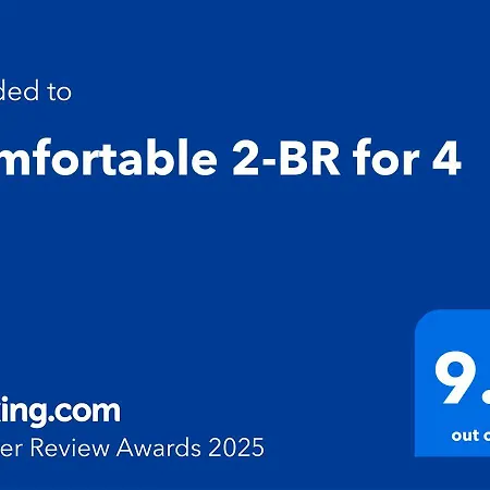 Comfortable 2-br For 4 Lejlighed